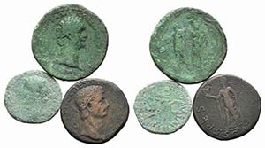 Lot of 3 Roman Imperial Æ coins, to be ... 