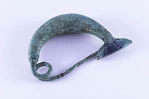 Bronze Leech-type Fibula, Italic area, c. ... 