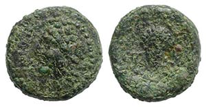 Sicily, Alaisa, c. 2nd century BC. Æ (12mm, ... 