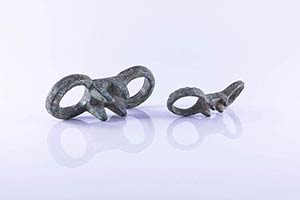 Couple of Roman Bronze Bridle-trapping, c. ... 
