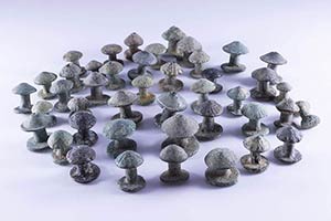 Group of 43 Roman Bronze Bobbins, c. 1st - ... 