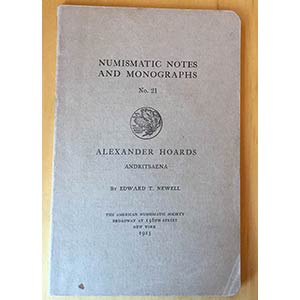 Hoards A. Numismatic Notes and Monographs ... 