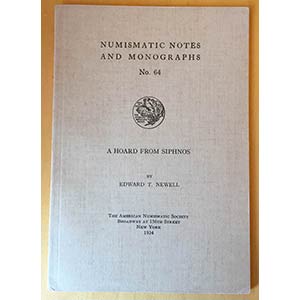 Hoards A. Numismatic Notes and Monographs ... 
