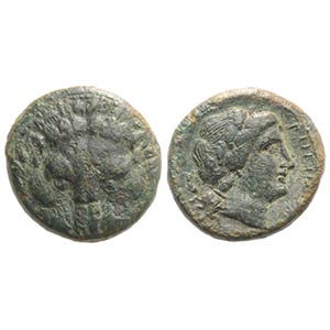 Bruttium, Rhegion, c. 351-280 BC. Æ ... 