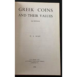 Seaby H.A. Greek Coins and their values 2nd ... 