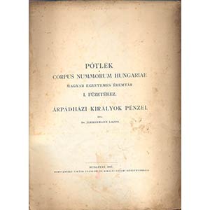 ZIMMERMANN L. - Potlek a Corpus Nummorum ... 
