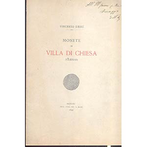 DESSI  V. - Monete di Villa Di Chiesa ( ... 