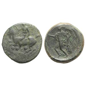 Sicily, Himera, c. 420-407 BC. Æ Tetras ... 