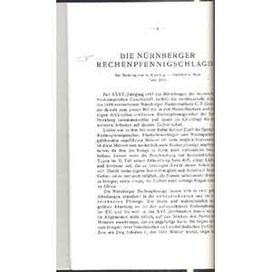 KOENIG  A. - Die Nurnberger ... 
