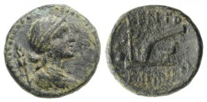 Sicily, Kentoripai, c. 344-336 BC. Æ Hexas ... 