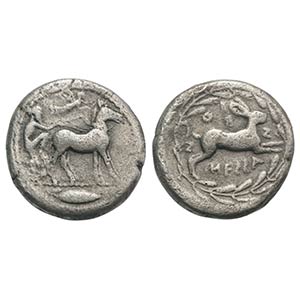 Sicily, Messana, 445-439 BC. AR Drachm ... 
