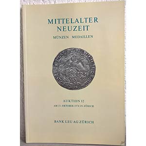 Bank Leu  Auktion n. 12. Zurich, 23 oktober ... 