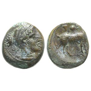 Sicily, Nakona, c. 420-400 BC. Æ Onkia ... 