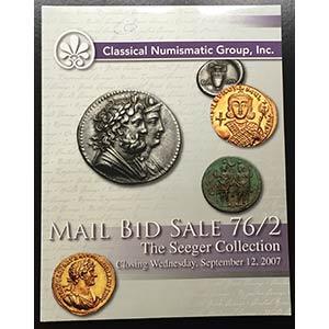 Classic Numismatic Group. Auction No. 76. ... 