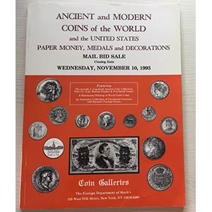 Coin Galleries. Ancient and Modern Coins of ... 