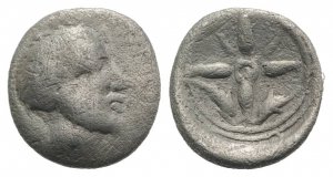Sicily, Panormos as Ziz, c. 400-380 BC. AR ... 