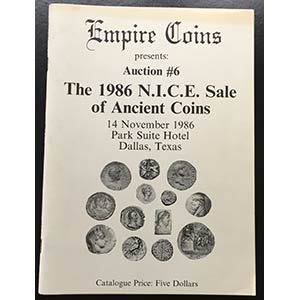 Empire Coins Auction No. 6 The 1986 N.I.C.E. ... 