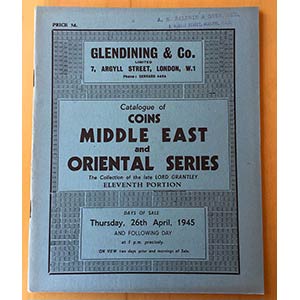 Glendining & Co. Catalogue of Coins Middle ... 