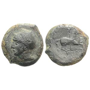 Sicily, Soloi, c. 400-350 BC. Æ (20mm, ... 