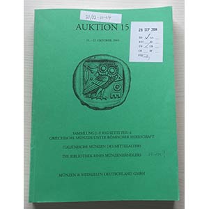 Munzen & Medaillen Auktion 15 Sammlung J.-P. ... 