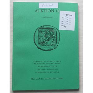 Munzen & Medaillen Auktion 18 Sammlung J.-P. ... 