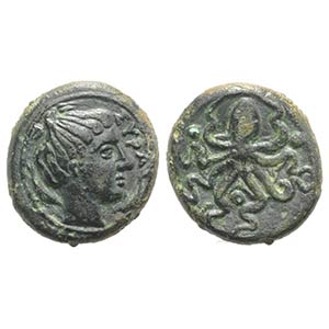 Sicily, Syracuse, c. 435-415 BC. Æ Tetras ... 