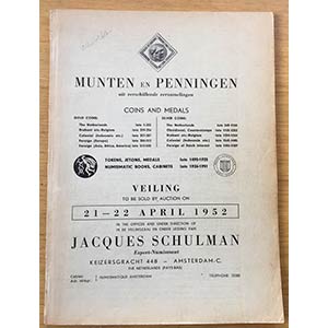 Schulman J. Munten en Penningen uit ... 