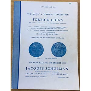 Schulman H. Catalogue No. 231.The Mr. ... 