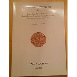 Vecchi Italo. Nummorum Auctiones 10. Celtic, ... 