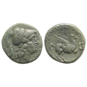 Sicily, Tauromenion, after 211 BC. Æ (15mm, ... 