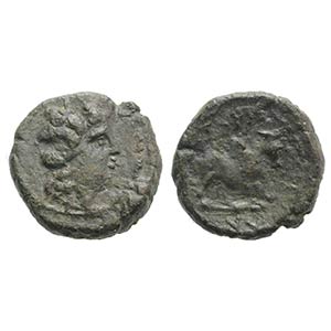 Sicily, Tauromenion, late 2nd century BC. Æ ... 