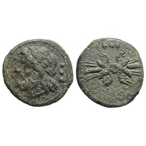 Sicily, Uncertain Roman mint, c. 190 BC. Æ ... 