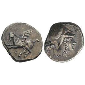 Corinth, c. 375-300 BC. AR Stater (22mm, ... 