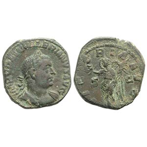 Valerian I (253-260). Æ Sestertius (30mm, ... 