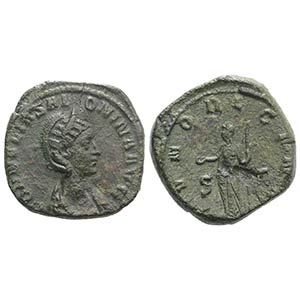Salonina (Augusta, 254-268). Æ Sestertius ... 