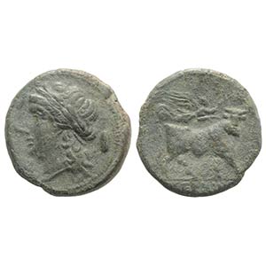 Samnium, Aesernia, c. 263-240 BC. Æ (20mm, ... 