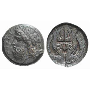 Sicily, Messana, c. 338-318 BC. Æ (24.5mm, ... 