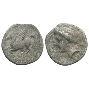 Sicily, Syracuse, 344-317 BC. AR Drachm ... 
