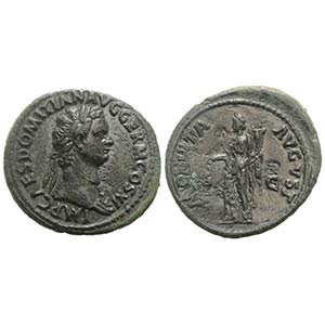 Domitian (81-96). Æ As (30mm, 10.90g, 6h). ... 