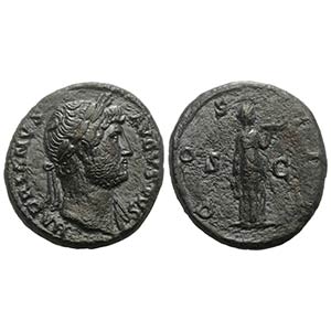 Hadrian (117-138). Æ As (26mm, 11.59g, 6h). ... 