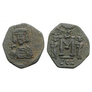 Constantine IV (668-685). Æ 40 Nummi (23mm, ... 