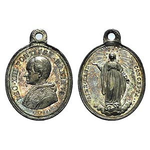Papal, Leone XIII (1878-1903). AR Medal 1878 ... 