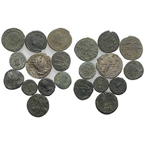 Lot of 11 Æ Greek and Roman coins, to be ... 