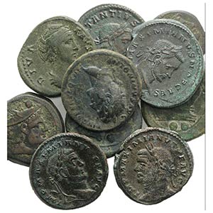Lot of 10 Æ Roman Republican (4) and Roman ... 