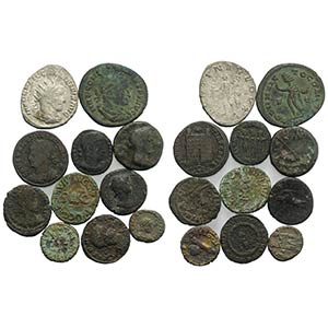 Lot of 11 Æ Roman Imperial coins, to be ... 