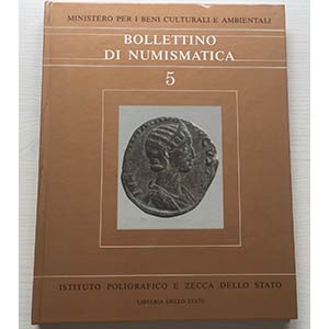 Bollettino di Numismatica n 5 ... 