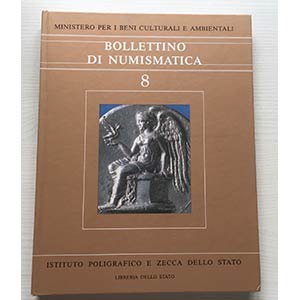Bollettino di numismatica – n. 8. Roma, ... 