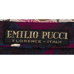 EMILIO PUCCI THREE TIESLate 60s - ... 