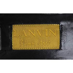 LANVIN PUMPS2007A pair of black ... 