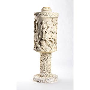CARVED IVORY CUP - GERMANY, XIX ... 